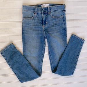 Abercrombie kids high rise jean legging